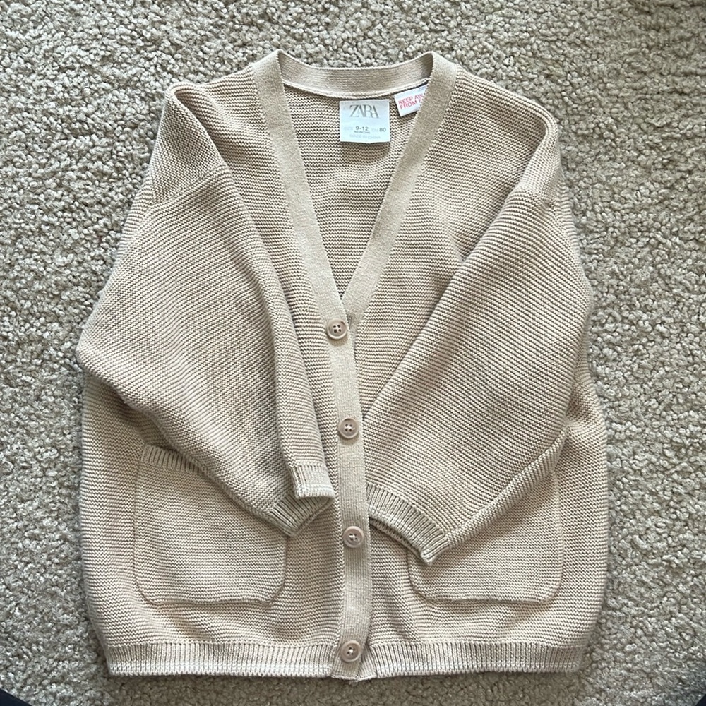 Zara baby cardigan